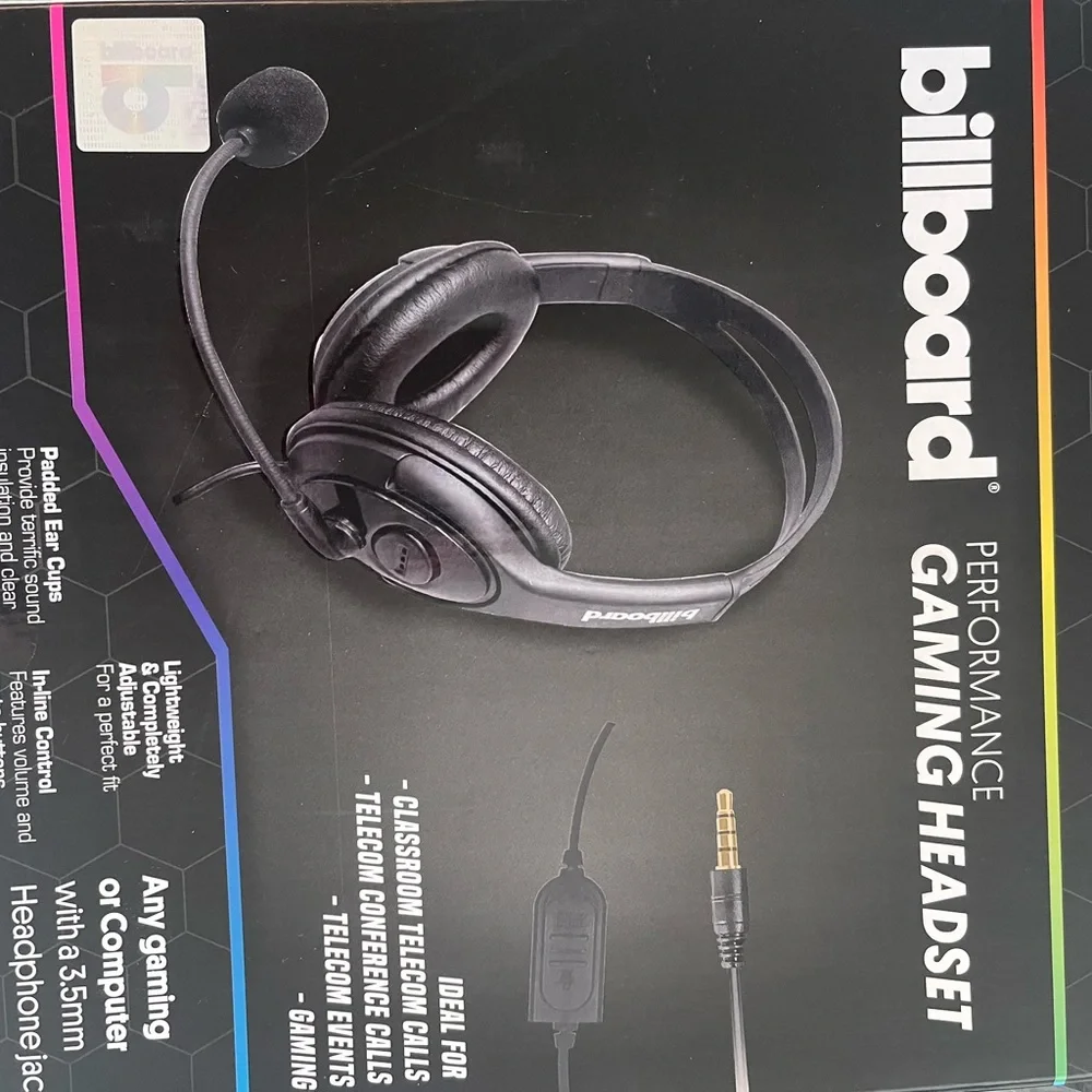 Black Performance Gaming Headset